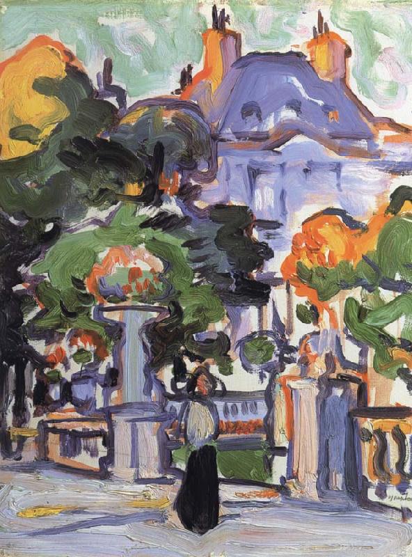 Samuel John Peploe The Luxembourg Gardens